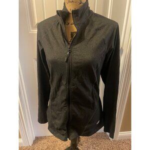 Charcoal grey marika track jacket